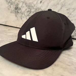 Adidas Black Hat with White Emblem